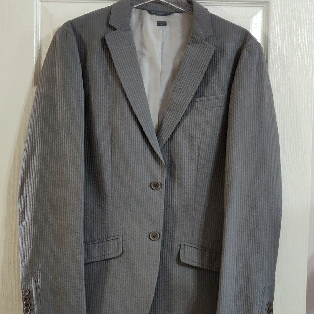 Armani Exchange pinstripe suit